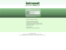 Tablet Screenshot of intranet.cremerj.org.br